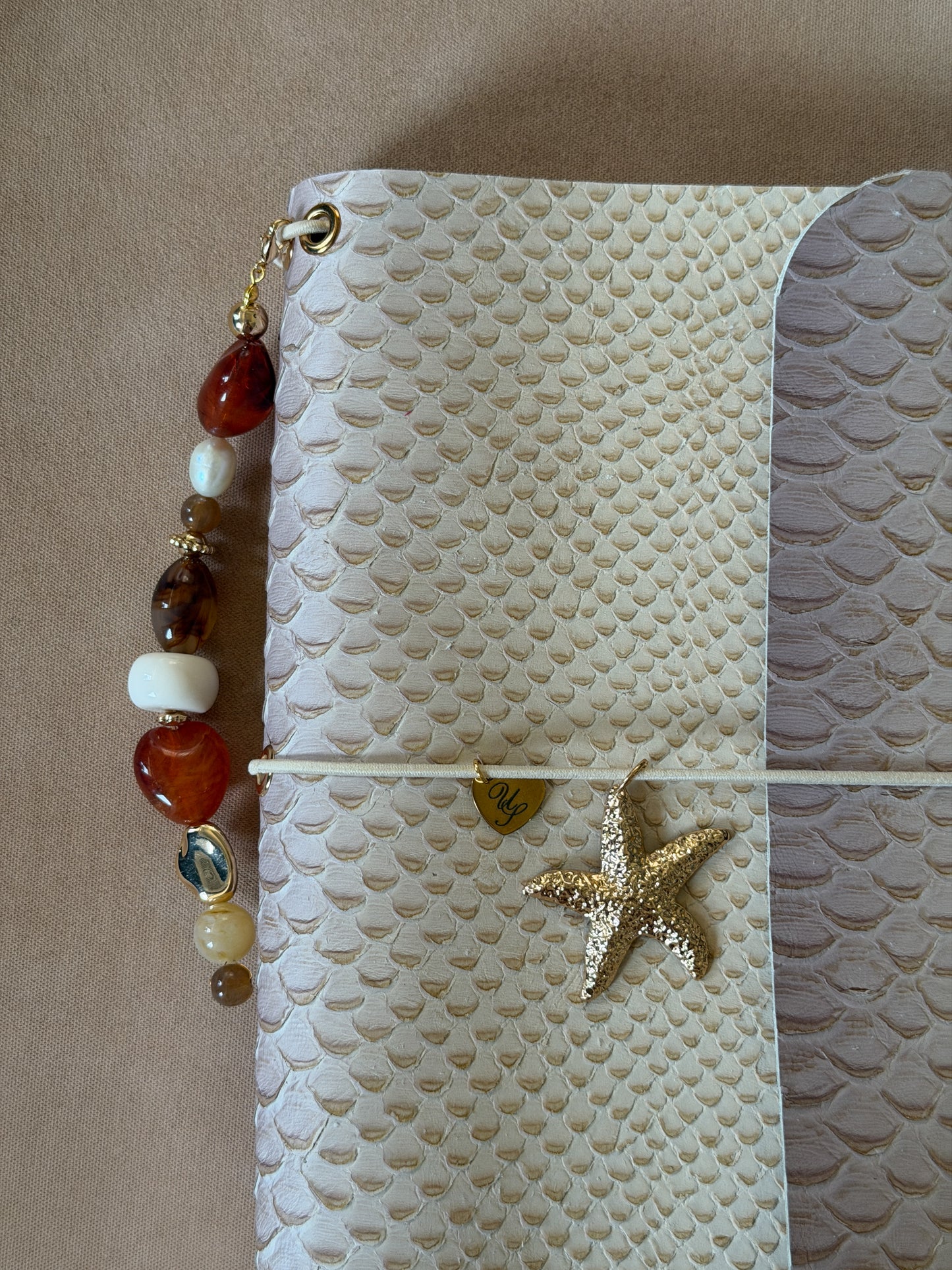 Jacquelin Trifold Leather Folio A5