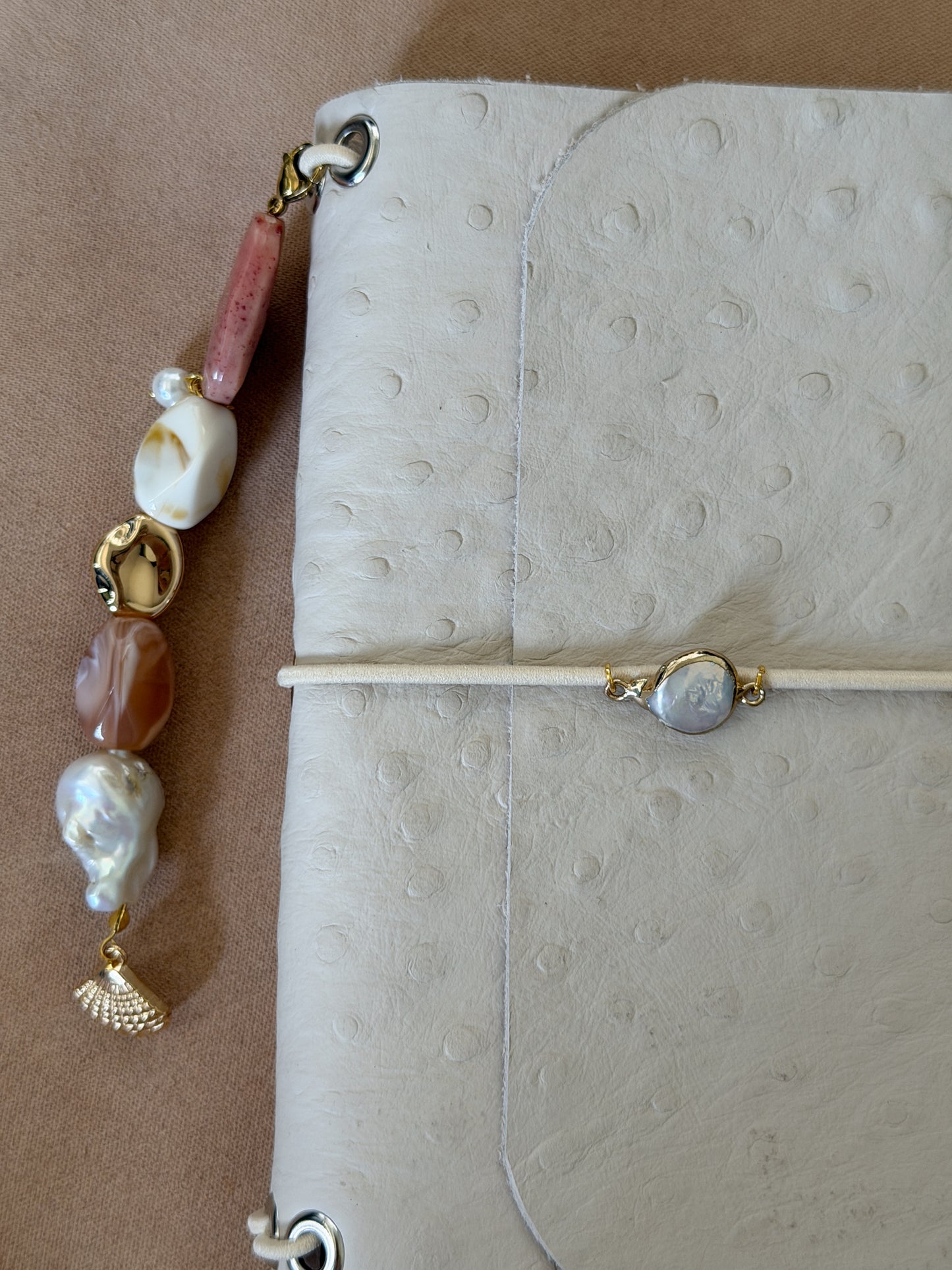 Estelle Trifold Leather Folio A6