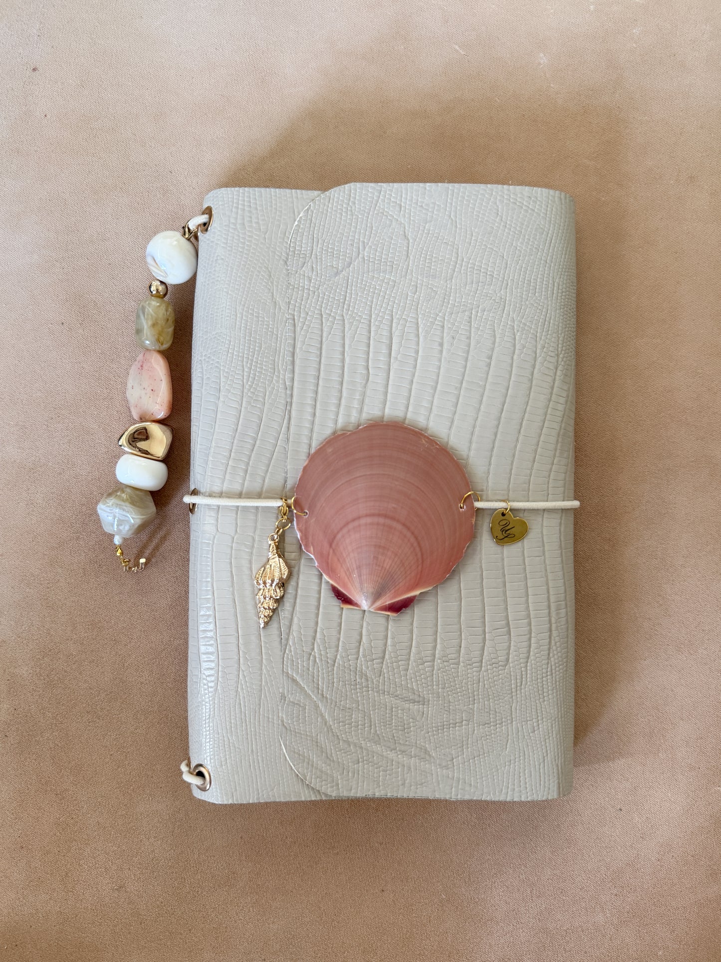 Blanche Trifold Leather Folio A5