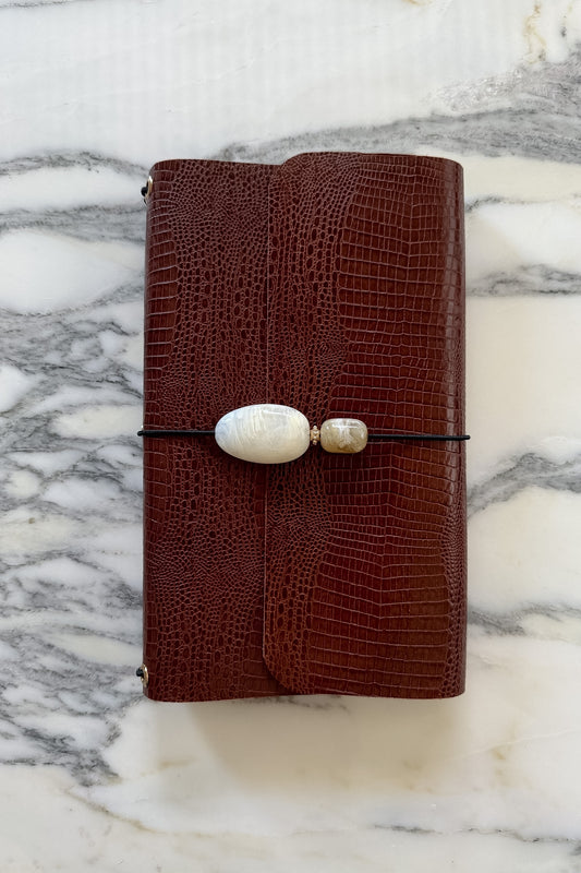 Caroline Trifold Leather Folio A5