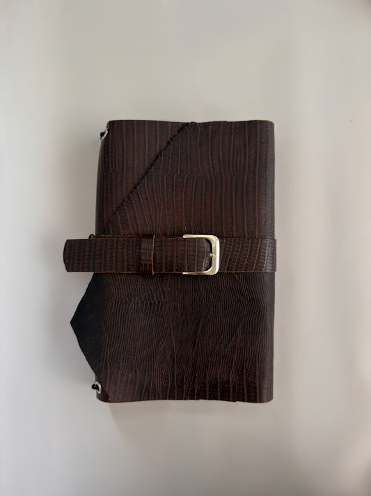 Celestina Trifold Leather Folio A5