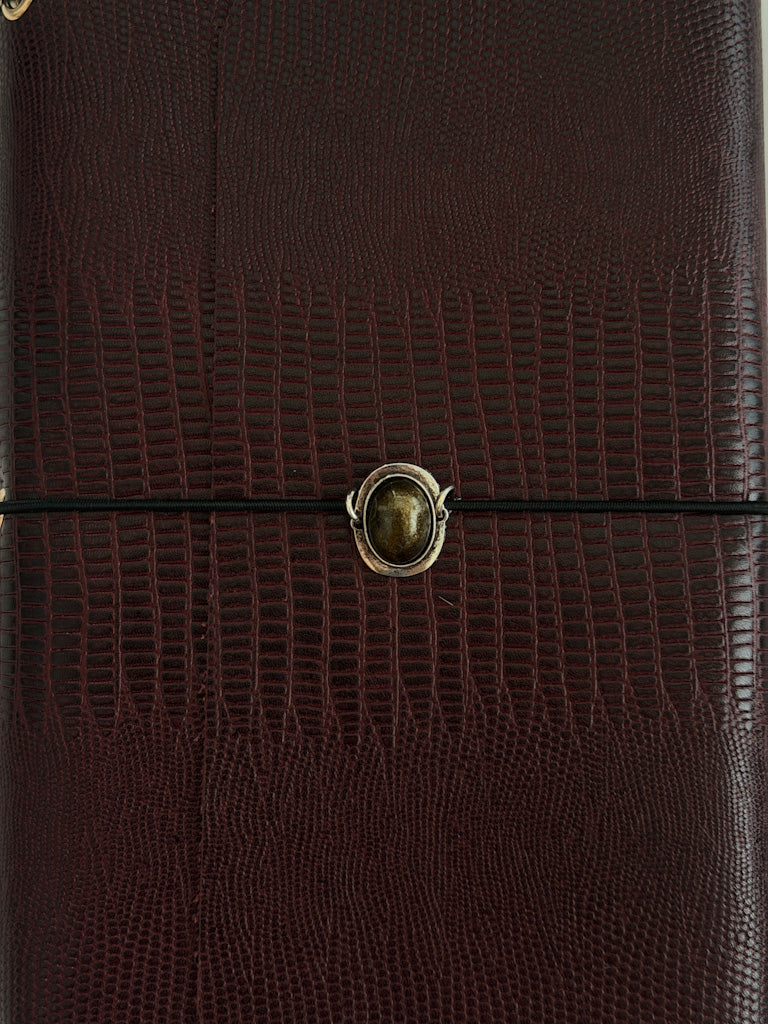 Mallory Trifold Leather Folio A5